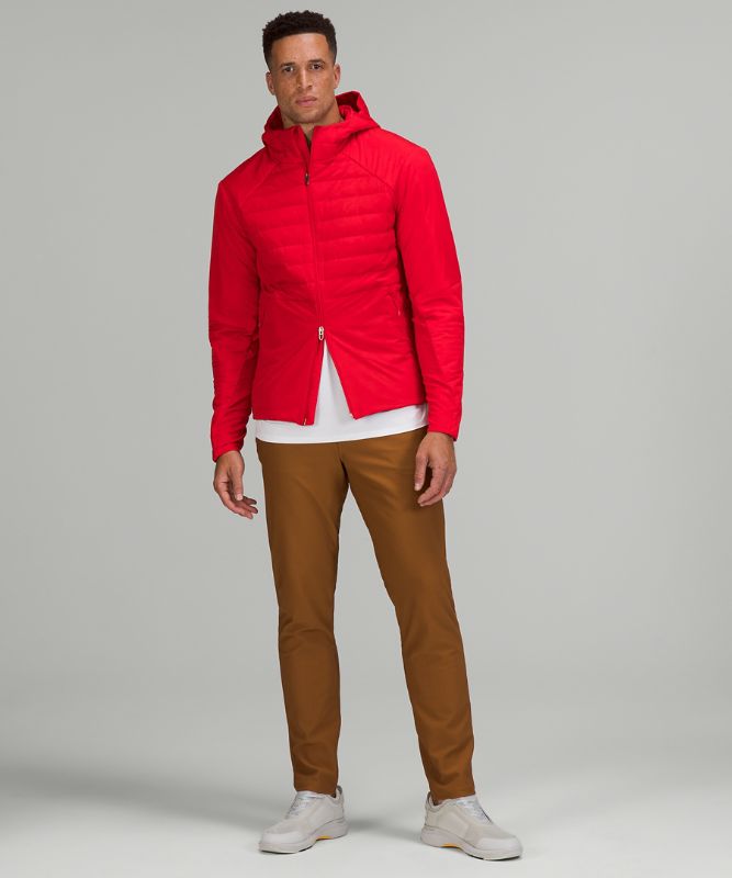 Sudadera con Capucha Lululemon Down for It All Hombre Rojos | 24790-FUBC