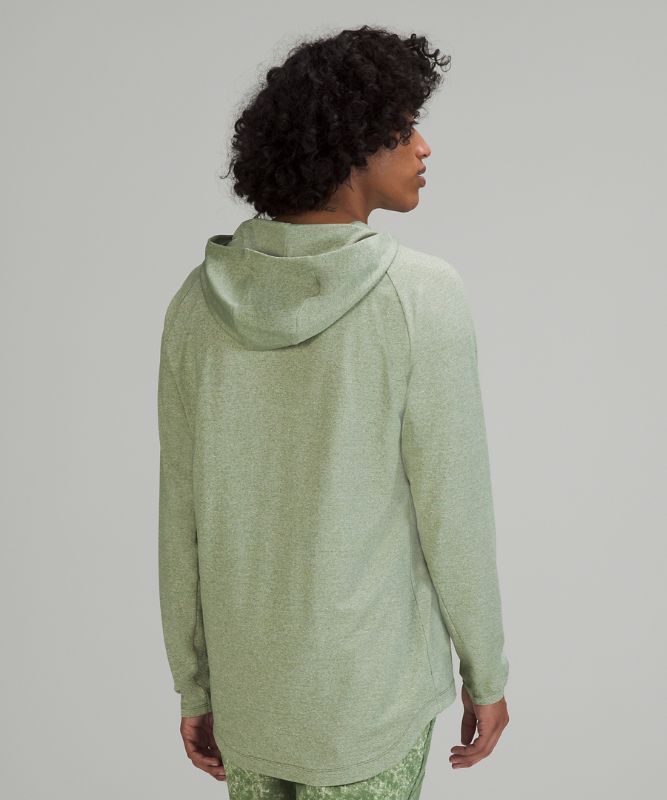 Sudadera con Capucha Lululemon Drysense Hombre Verdes Blancos | 23107-UZKY