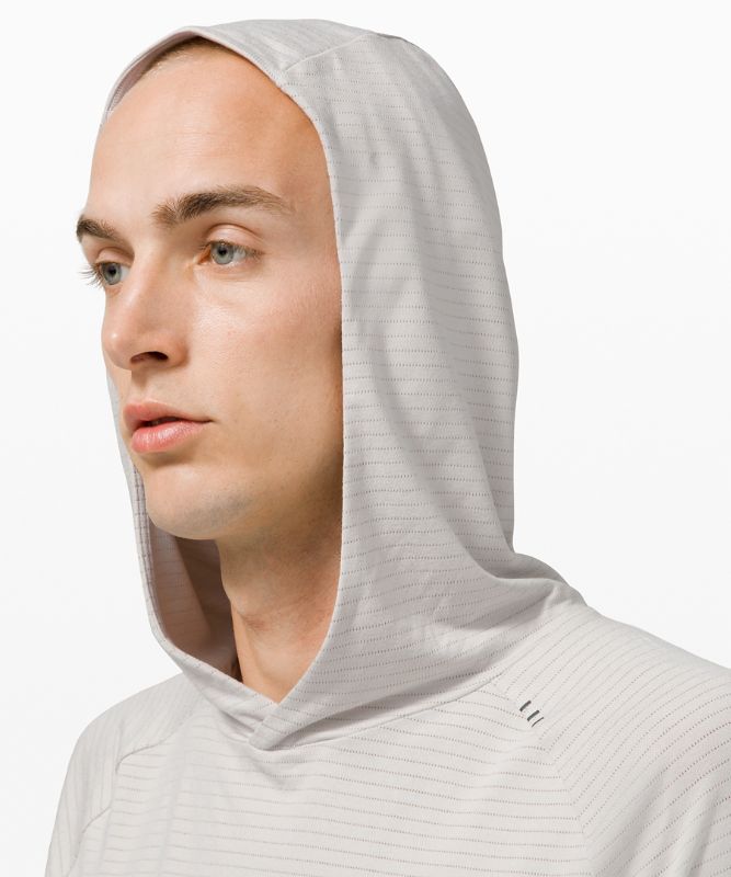 Sudadera con Capucha Lululemon Drysense Hombre Heathered Vapor | 24673-FBDN