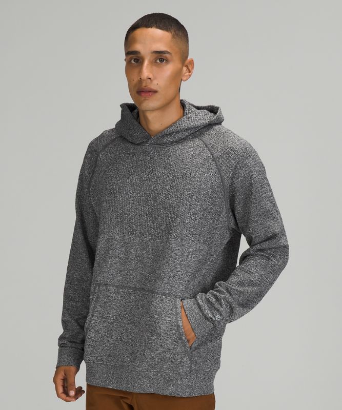 Sudadera con Capucha Lululemon Engineered Warmth Hombre Negros Blancos | 93071-OPWH