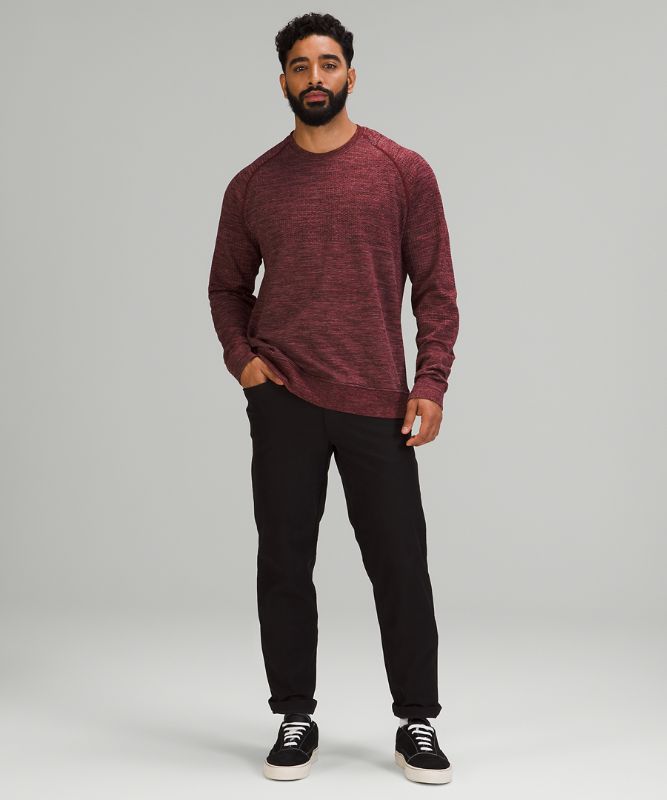 Sudadera con Capucha Lululemon Engineered Warmth Long Sleeve Crew Hombre Rosas Grises Marrom Negros | 72905-BGOJ