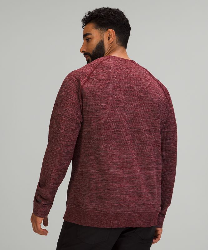 Sudadera con Capucha Lululemon Engineered Warmth Long Sleeve Crew Hombre Rosas Grises Marrom Negros | 72905-BGOJ