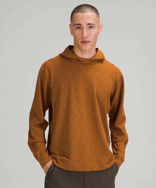 Sudadera con Capucha Lululemon Everlux Oversized Hombre Cobra Marrom | 19304-TWRM