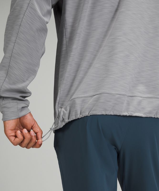 Sudadera con Capucha Lululemon Everlux Oversized Long Sleeve Crew Hombre Grises | 70681-FADG