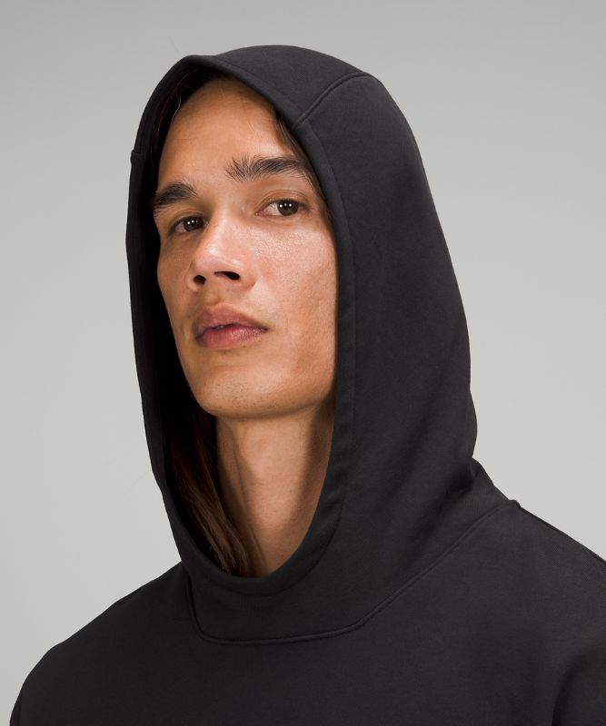 Sudadera con Capucha Lululemon French Terry Oversized Hombre Negros | 07238-OPUS