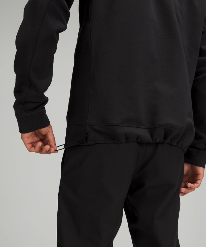 Sudadera con Capucha Lululemon French Terry Oversized Hombre Negros | 07238-OPUS