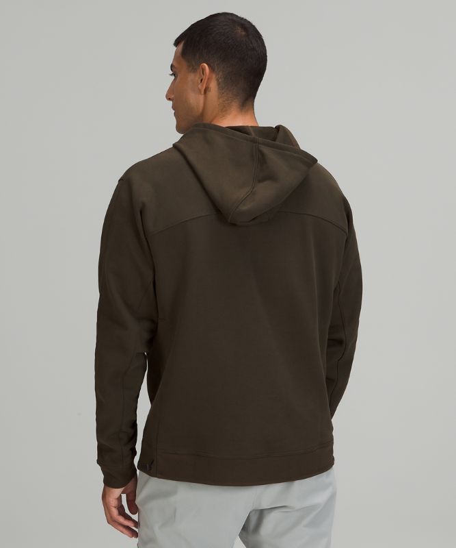 Sudadera con Capucha Lululemon French Terry Oversized Hombre Verde Oliva Oscuro | 41592-SLRF