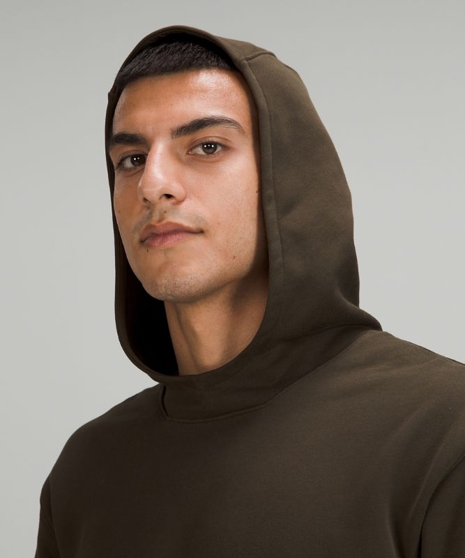 Sudadera con Capucha Lululemon French Terry Oversized Hombre Verde Oliva Oscuro | 41592-SLRF