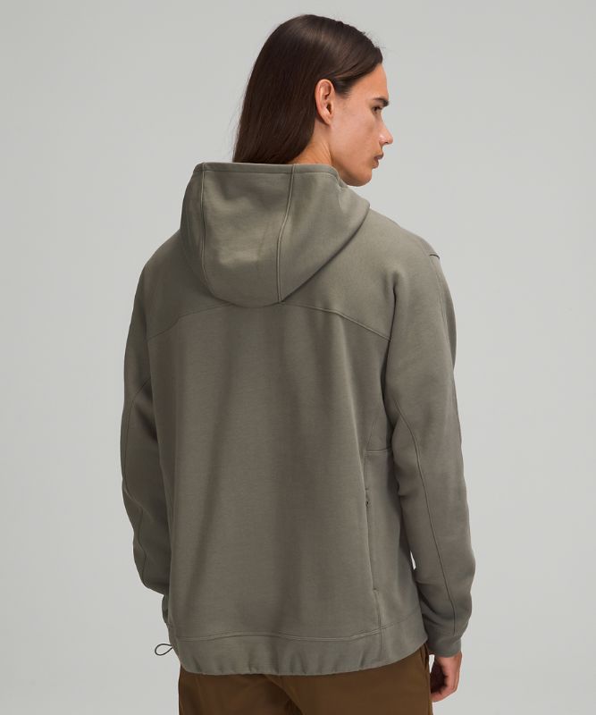 Sudadera con Capucha Lululemon French Terry Oversized Hombre Grises Verde Oliva | 38672-WVQF