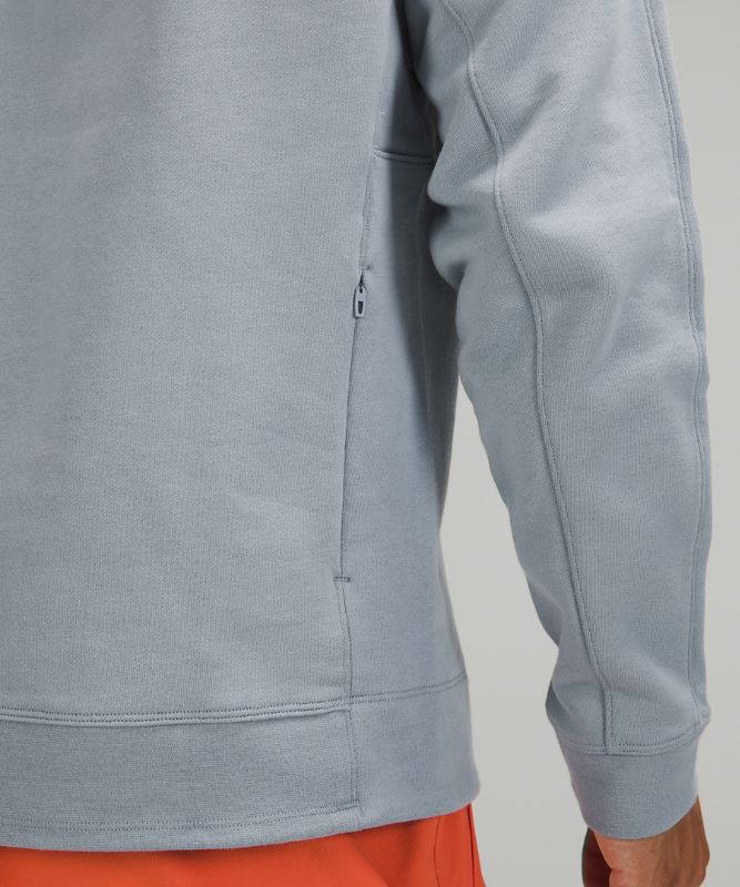 Sudadera con Capucha Lululemon French Terry Oversized Hombre Chambray | 01856-MUVQ