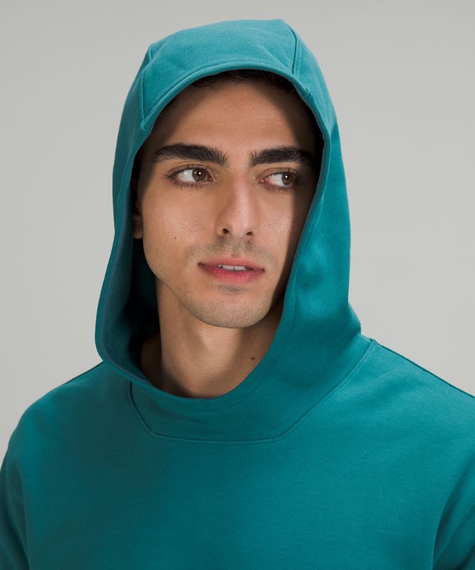 Sudadera con Capucha Lululemon French Terry Oversized Hombre Azules | 14925-SEYR