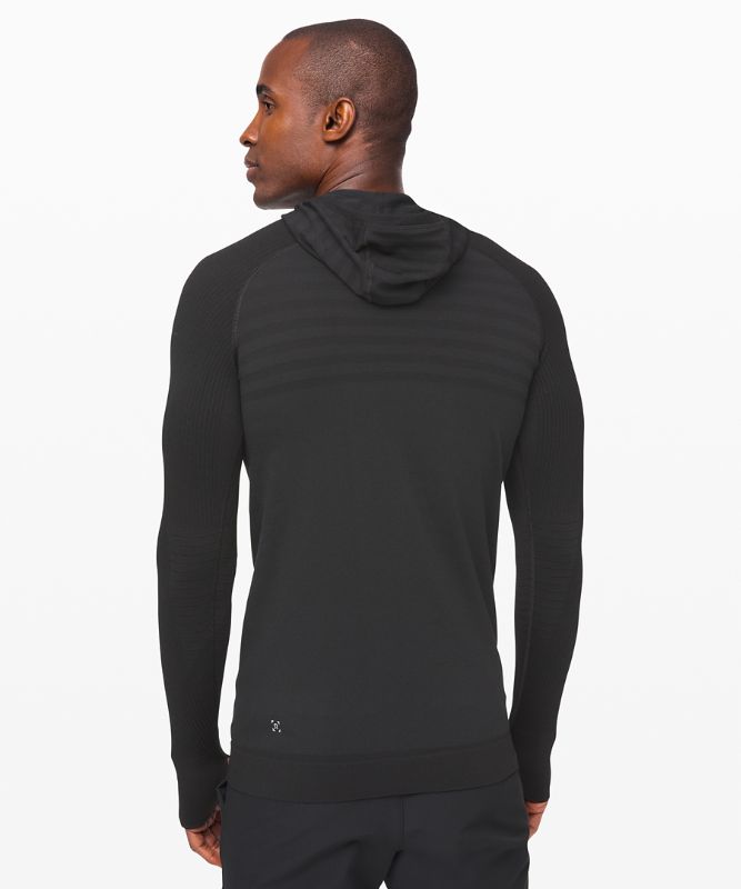 Sudadera con Capucha Lululemon Keep the Heat Hombre Negros Negros | 16375-SFTP