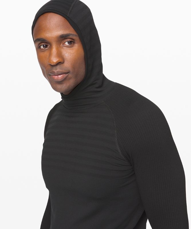 Sudadera con Capucha Lululemon Keep the Heat Hombre Negros Negros | 16375-SFTP