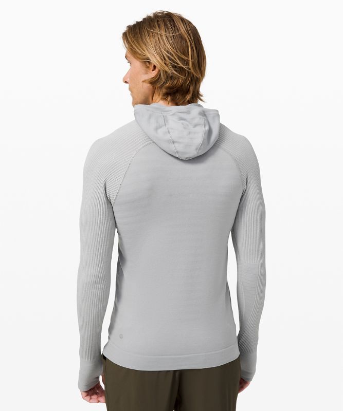 Sudadera con Capucha Lululemon Keep the Heat Hombre Plateados Plateados | 09475-PZOJ