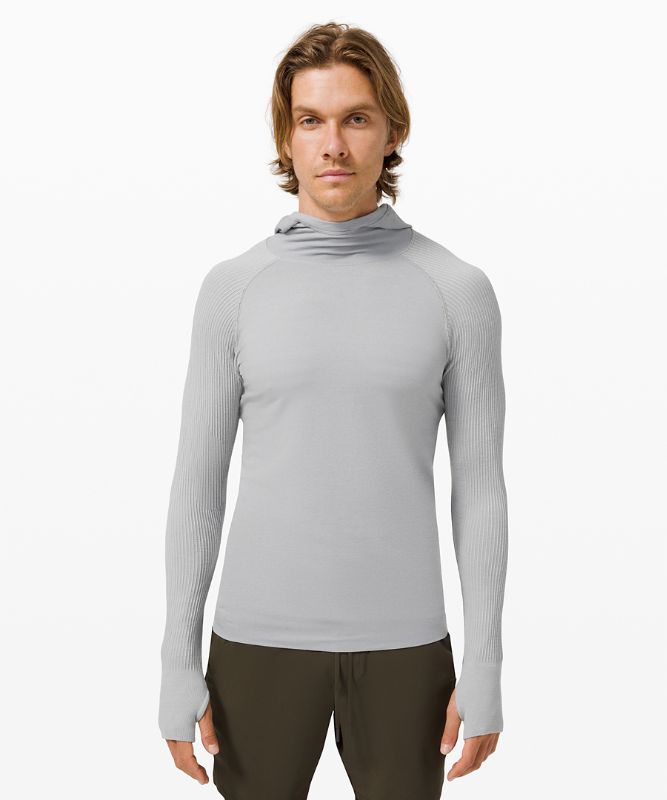 Sudadera con Capucha Lululemon Keep the Heat Hombre Plateados Plateados | 09475-PZOJ