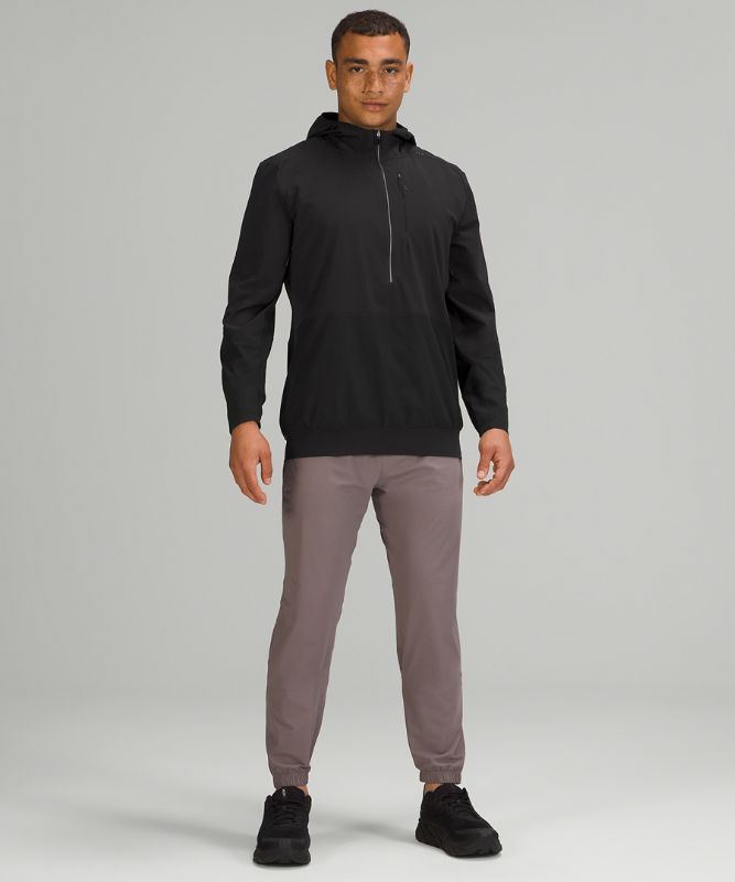 Sudadera con Capucha Lululemon Lightweight Running Half-Zip Hombre Negros | 45892-XCLR