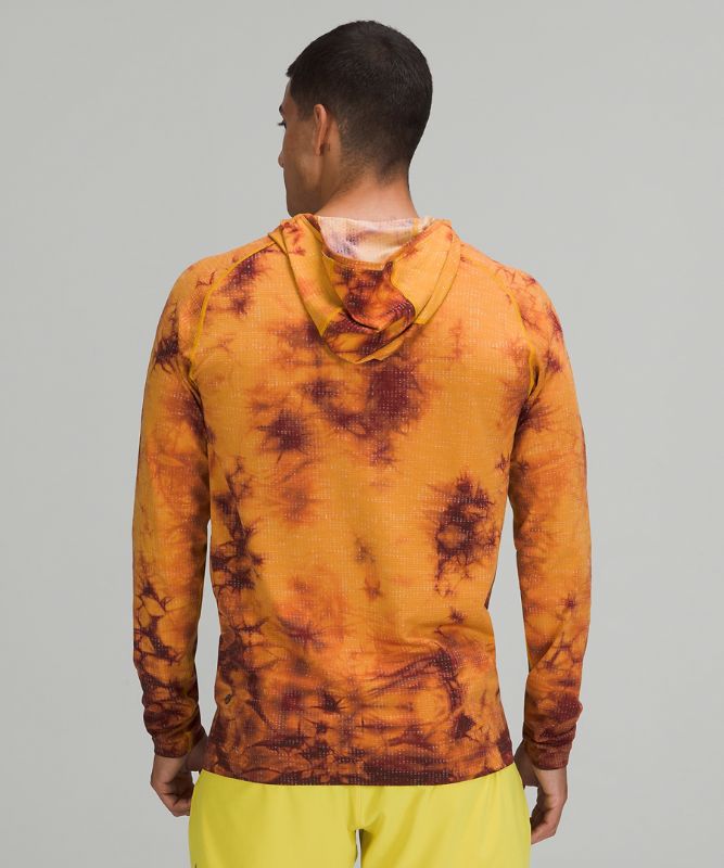 Sudadera con Capucha Lululemon Metal Vent Tech 2.0 Hombre Disconnect Marble Dye Soleil / Mulled Wine | 39501-MYIT