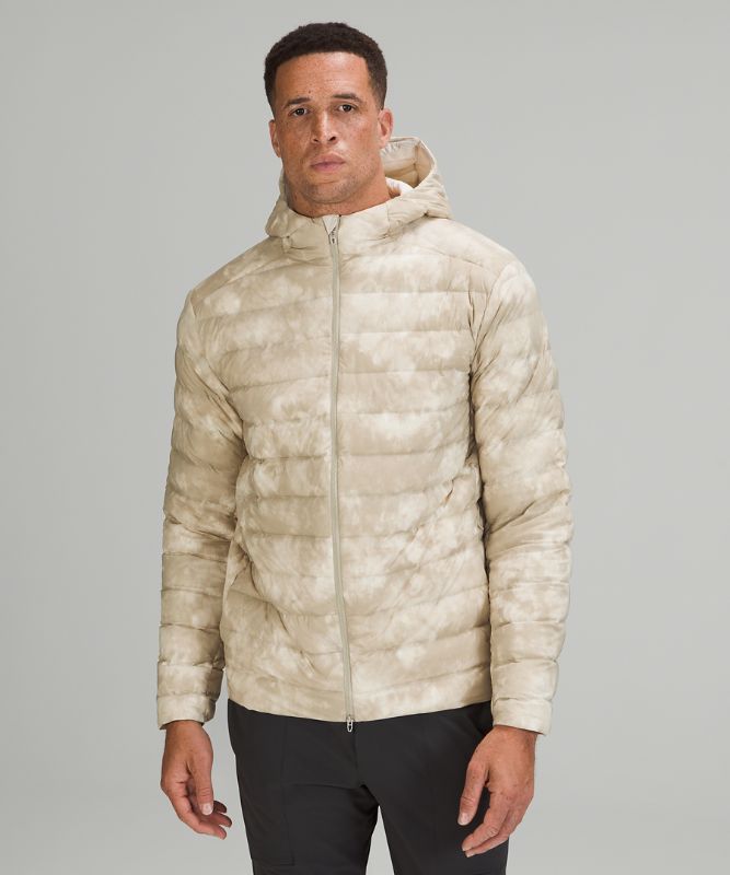 Sudadera con Capucha Lululemon Navigation Stretch Down Hombre Blancos Beige | 07961-QJNW