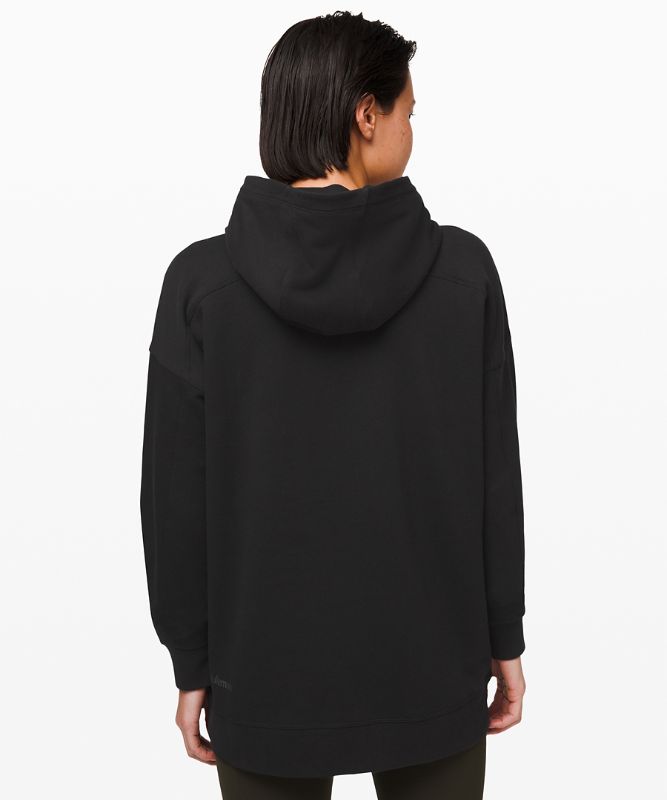 Sudadera con Capucha Lululemon Perfectly Oversized Mujer Negros | 28639-DSNT