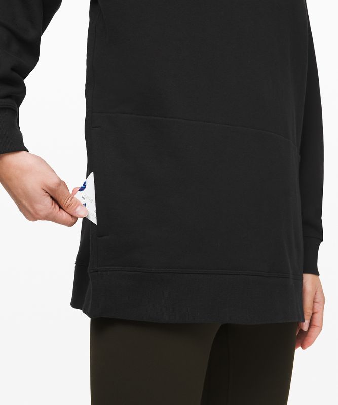 Sudadera con Capucha Lululemon Perfectly Oversized Mujer Negros | 28639-DSNT