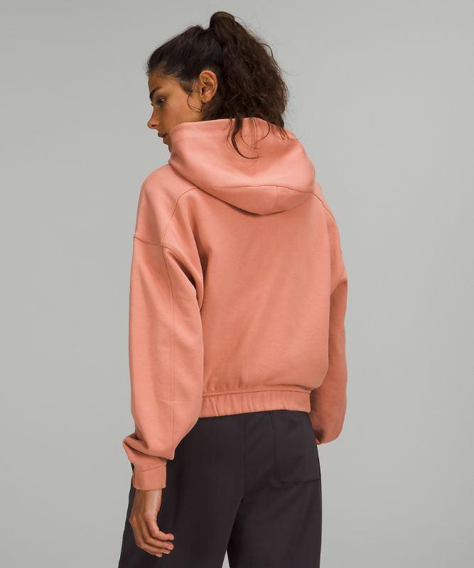 Sudadera con Capucha Lululemon Relaxed Cropped Mujer Rosas | 30572-KBAT