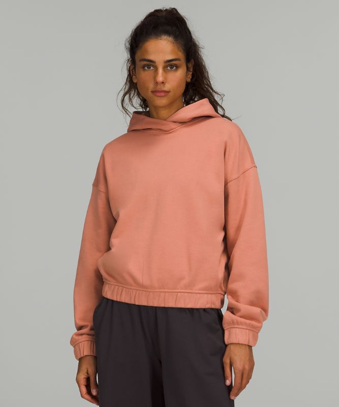 Sudadera con Capucha Lululemon Relaxed Cropped Mujer Rosas | 30572-KBAT