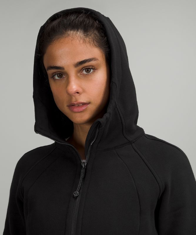 Sudadera con Capucha Lululemon Scuba Light Cotton Fleece Mujer Negros | 64107-ULSX