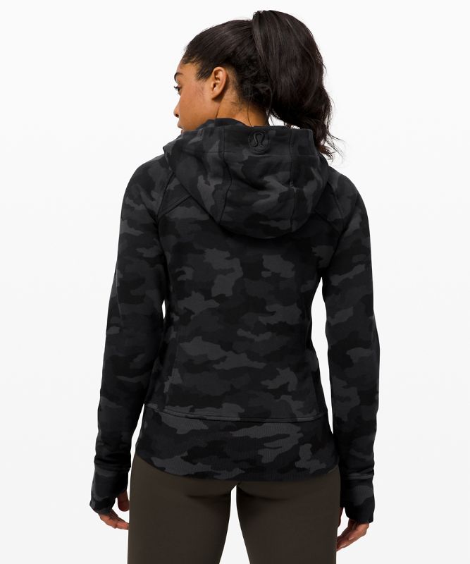 Sudadera con Capucha Lululemon Scuba Light Cotton Fleece Mujer Camuflados Negros Multicolor | 85306-LUSW