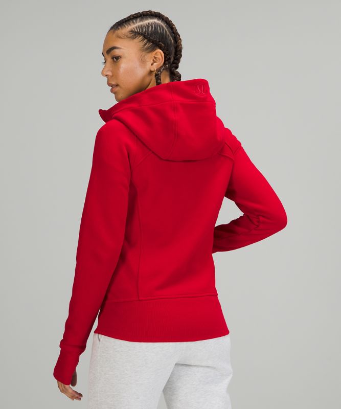 Sudadera con Capucha Lululemon Scuba Light Cotton Fleece Mujer Rojos Oscuro | 68914-GEUI