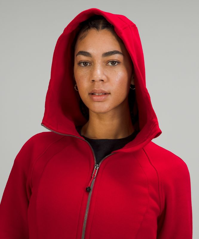 Sudadera con Capucha Lululemon Scuba Light Cotton Fleece Mujer Rojos Oscuro | 68914-GEUI