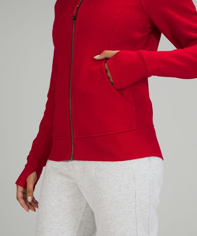 Sudadera con Capucha Lululemon Scuba Light Cotton Fleece Mujer Rojos Oscuro | 68914-GEUI