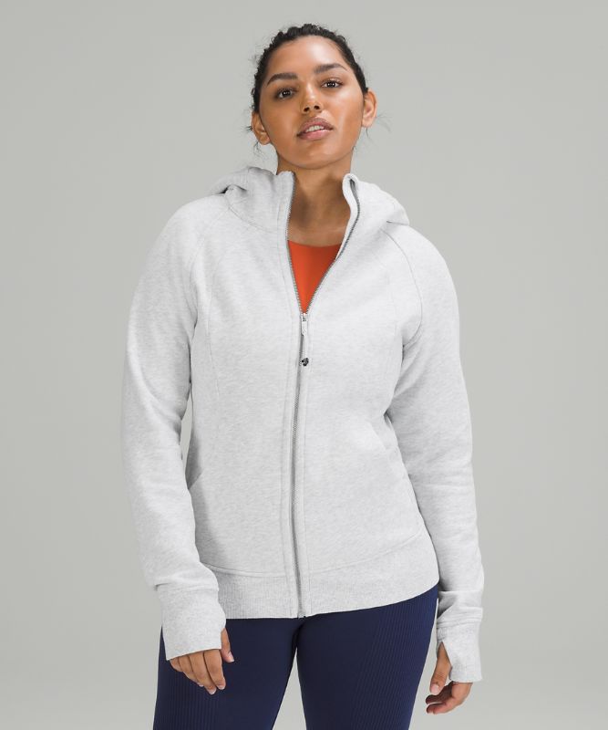 Sudadera con Capucha Lululemon Scuba Light Cotton Fleece Mujer Grises Claro | 90174-NPFY