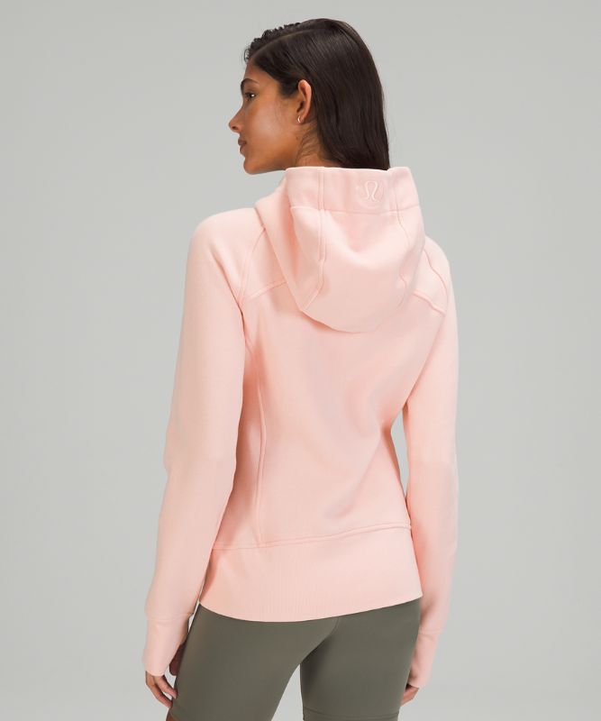 Sudadera con Capucha Lululemon Scuba Light Cotton Fleece Mujer Rosas Blancos | 48956-OPML