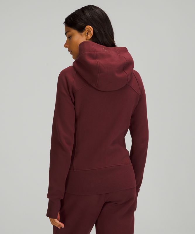 Sudadera con Capucha Lululemon Scuba Light Cotton Fleece Mujer Rojos Vino | 91453-TNBA