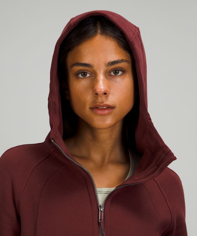 Sudadera con Capucha Lululemon Scuba Light Cotton Fleece Mujer Rojos Vino | 91453-TNBA