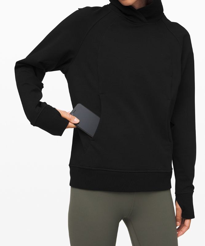 Sudadera con Capucha Lululemon Scuba Mujer Negros | 61958-OUFR