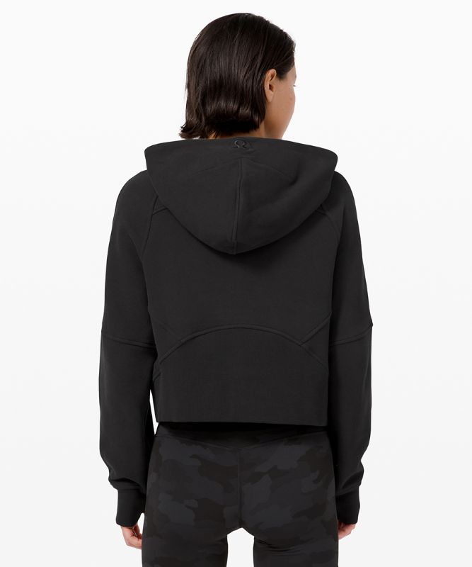 Sudadera con Capucha Lululemon Scuba Oversized 1/2 Zip Mujer Negros | 78453-XQFW