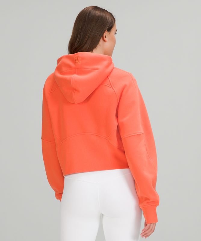 Sudadera con Capucha Lululemon Scuba Oversized 1/2 Zip Mujer Coral | 43915-JPZT