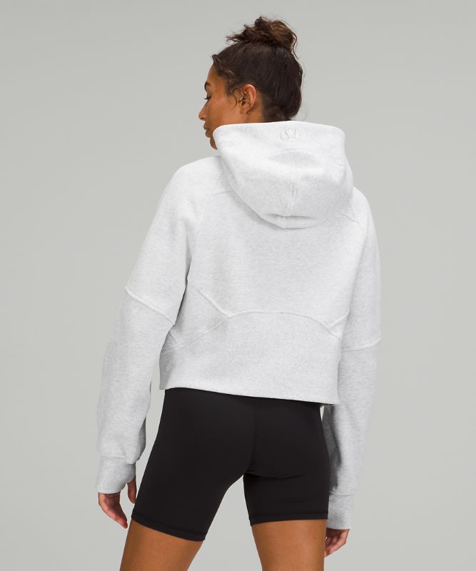 Sudadera con Capucha Lululemon Scuba Oversized 1/2 Zip Mujer Grises Claro | 97465-SXWI