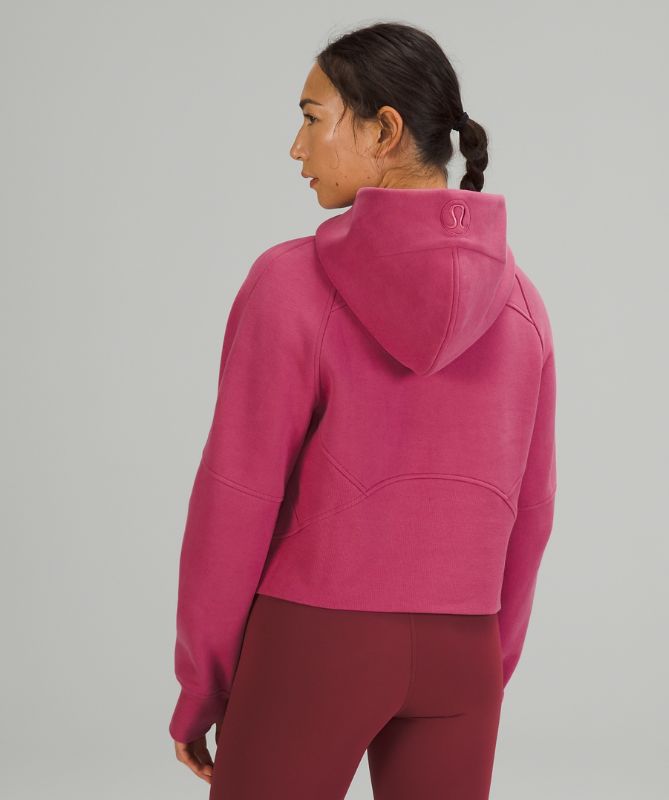 Sudadera con Capucha Lululemon Scuba Oversized 1/2 Zip Mujer Rosas | 45713-TIZA