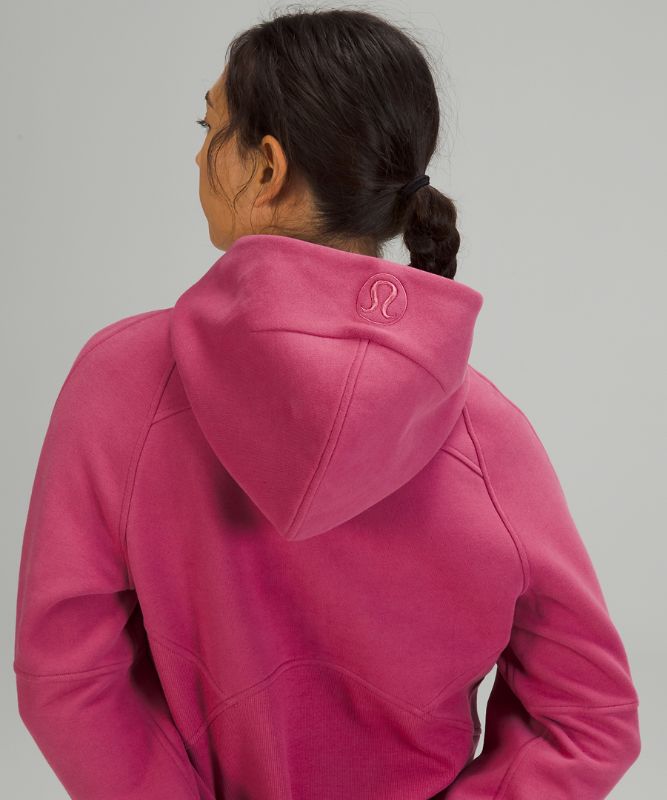 Sudadera con Capucha Lululemon Scuba Oversized 1/2 Zip Mujer Rosas | 45713-TIZA