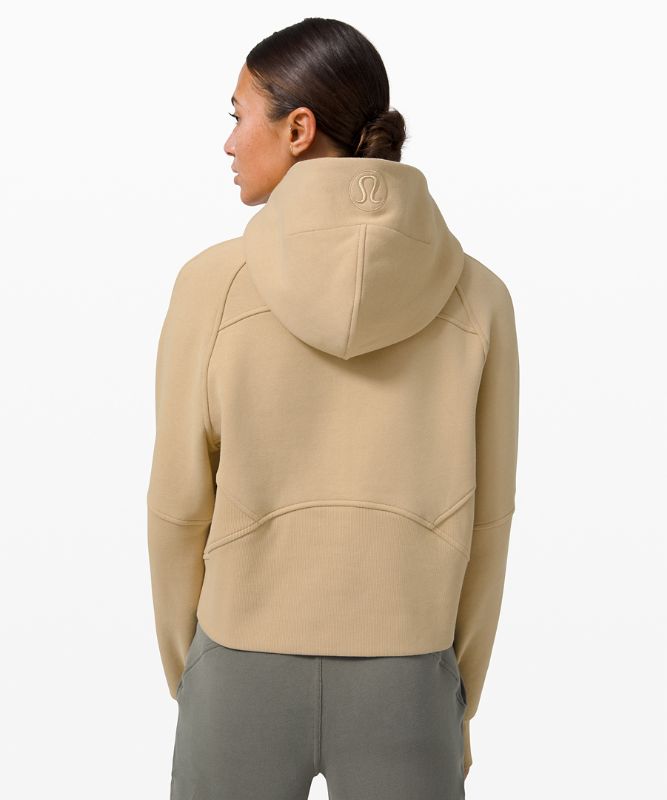 Sudadera con Capucha Lululemon Scuba Oversized 1/2 Zip Mujer Trench | 85263-NSCE