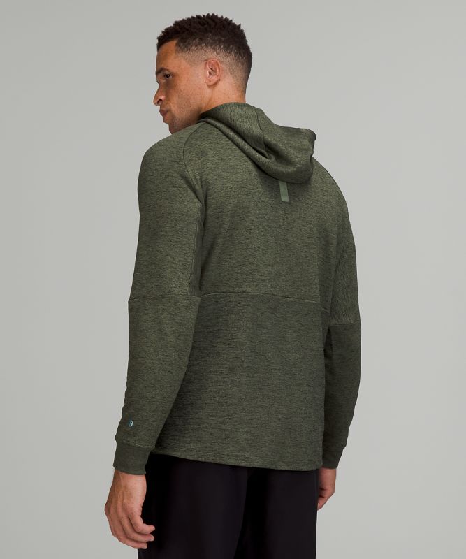 Sudadera con Capucha Lululemon Textured Tech Hombre Verdes Negros | 20493-NCRT