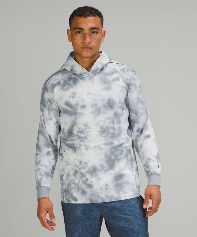 Sudadera con Capucha Lululemon Textured Tech Hombre Blancos | 91580-MYSE