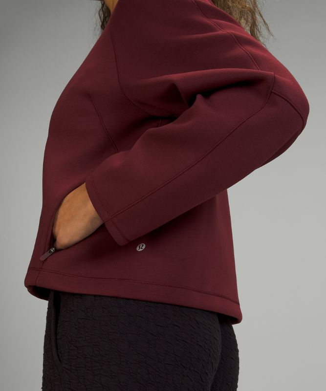 Sudaderas Lululemon AirWrap Modal Crew Online Only Mujer Rojos Vino | 57319-CBTZ