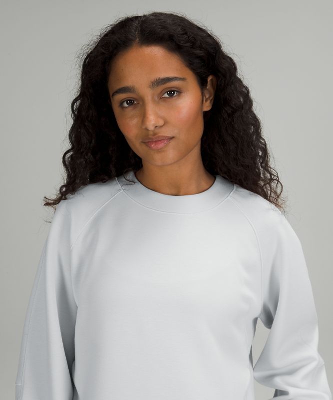 Sudaderas Lululemon AirWrap Modal Crew Online Only Mujer Blancos | 56047-FRNK