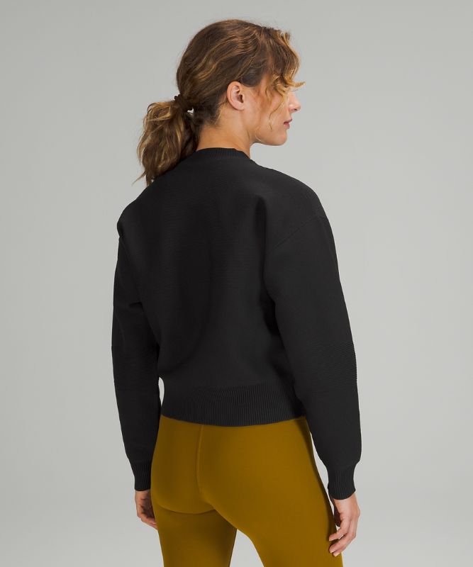 Sudaderas Lululemon AllAround Crewneck Sweater Mujer Negros | 35127-IYTR