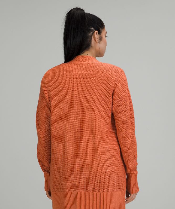 Sudaderas Lululemon Cashlu Sweater Wrap Mujer Rosas | 25170-AZBU