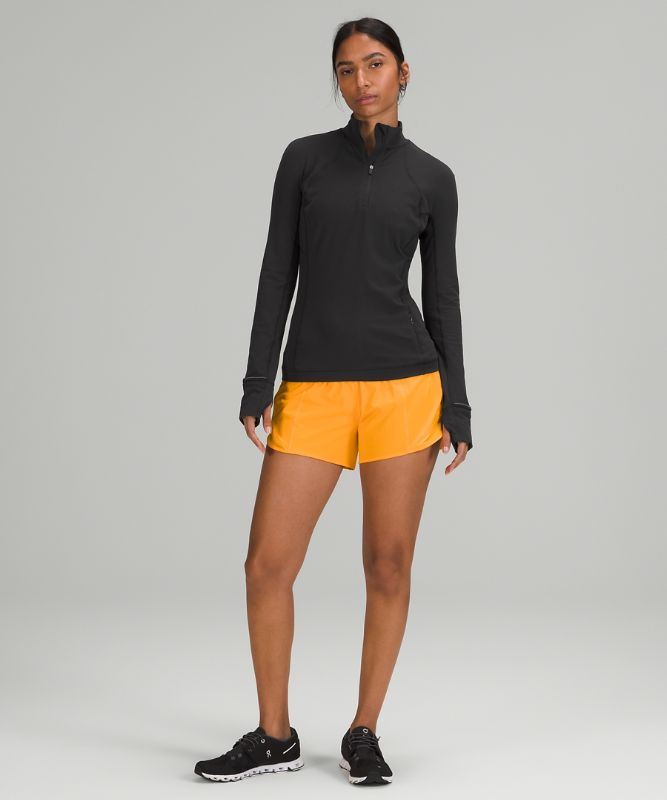 Sudaderas Lululemon It's Rulu Run 1/2 Zip Mujer Negros | 38650-JVUK