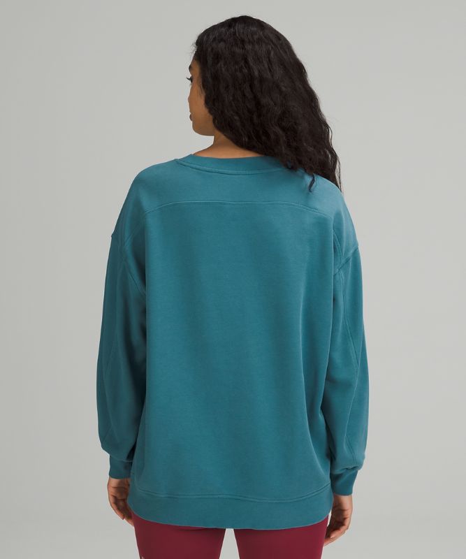 Sudaderas Lululemon Perfectly Oversized Crew Mujer Azules | 27018-SFLP